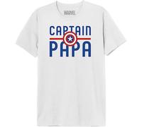 Marvel - Camiseta para Hombre, Blanco, XXL