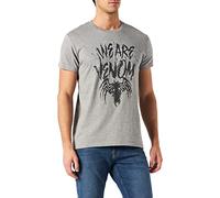 Marvel Mevenoxts145 Camiseta, Gris Mediano, S para Hombre
