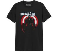 Marvel - Camiseta para Hombre, Negro, XL