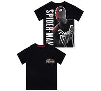 Marvel Camiseta Spiderman Niño | Spiderman Ropa Juego | Spider-Man Camisetas Niño | Negro 9-10 años