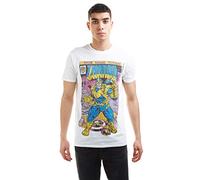 Marvel Thanos Snap Camiseta, Blanco, L para Hombre