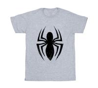 Marvel - Camiseta Ultimate Spider de Spiderman Logotipo de Algodón para Mujer