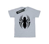 Marvel - Camiseta Ultimate Spider de Spiderman Logotipo de Algodón para Mujer