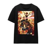Marvel Camiseta XMen de Lobezno Cíclope Jean Grey para Adultos Unisex (TV17088)