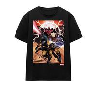 Marvel Camiseta XMen Team Attack para Adultos Unisex (TV17158)