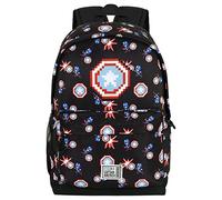 Marvel Capitán América Captain Pixel-Mochila ECO 2.0, Negro, 32 x 44 cm, Capacidad 22.5 L