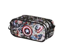 Marvel Comics Estuche portatodo Capitán América Trick Fan 2.2 Multicolor 23 x 11 cm