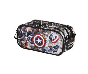 Marvel Capitán América Comic-Estuche Portatodo Trick Fan 2.2, Multicolor, 23 x 11 cm