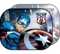 Marvel Capitán América par Parasoles Laterales para Coche Infantil Azul Rojo