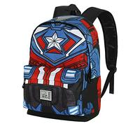Marvel Capitán América Tekk Costume-Mochila HS FAN 2.0, Azul, 30 x 41 cm, Capacidad 22 L