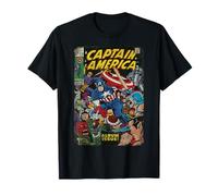 Marvel Captain America Avengers Comic Cover Camiseta