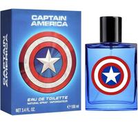 Marvel Captain America Eau de Toilette - Perfume natural en aerosol, vegano y dermatológicamente probado para adolescentes, 100 ml