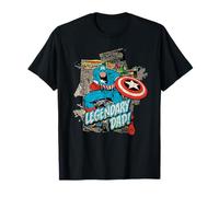 Marvel Captain America Legendary Dad Father's Day Camiseta