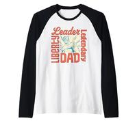 Marvel Captain America Legendary Dad Father's Day Gift Camiseta Manga Raglan