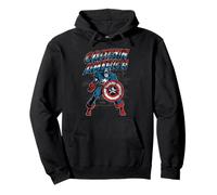 Marvel Captain America Retro Sudadera con Capucha