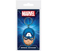 Marvel captain america rubber keychain - n/a - one size