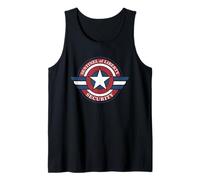 Marvel Captain America Sentinel of Liberty Security Logo Camiseta sin Mangas