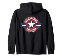 Marvel Captain America Sentinel of Liberty Security Logo Sudadera con Capucha