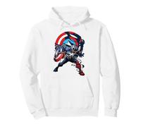 Marvel Captain America with The Venom Symbiote Symbol Sudadera con Capucha