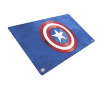Marvel Champions Captain America Mat | RESISTENTE RESISTENTE DE SLIVE 24 """" BY 14 """" Mat de goma | Diseado para usar con Marvel Champions el jue