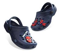 Marvel Chanclas Niño con Caucho Removibles - Regalos para Fans (Azul Marino Spiderman, 32 EU)