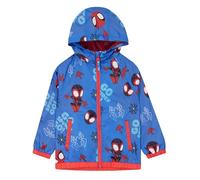 Marvel Chaqueta Impermeable Niño, Chubasquero Niño Spidey And His Amazing Friends, Ropa Impermeable De Spider Man, Azul 4-5 años
