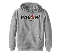 Marvel Chico Spider-Man: Miles Morales Big Meow Hoodie, Atlético Heather, S, Heather Atlético, S