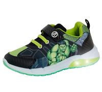 Marvel Chicos Los Vengadores Increíbles Hulk Zapatillas Iluminadas para Niños Bombas de Patinaje, Green, 24 EU