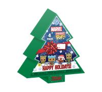 Marvel Christmas Tree Happy Holidays Box (4 Pieces) Pop Pocket Llavero Funko