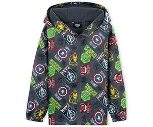 Marvel Chubasquero Niño Chaqueta Impermeable Niño Ropa Niño Lluvia Abrigo Rainwear Niños 4-14 Años Spiderman Avengers (Gris Avengers, 9-10 años)