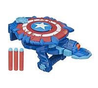 Marvel Classic Avengers Mech Strike Monster Hunters - Lanzador Escudo del Capitán América - Juguete para niños a Partir de 5 años, F4377
