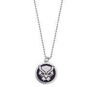 Marvel Collar de acero inoxidable con Black Panther para niños, longitud 56 cm