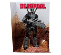 Marvel collection estatua pvc 1/6 deadpool (deadpool #1)(grey suit cha