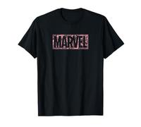 Marvel Comic Logo Pink Camiseta