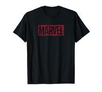 Marvel Comic Logo Red Camiseta