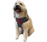 Marvel Comics Arnés para Perros del Capitán América, Grande, el Mejor arnés de Guerra Infinita de Los Vengadores para Todos los Perros Grandes, Producto Oficial de Marvel Comics para Mascotas