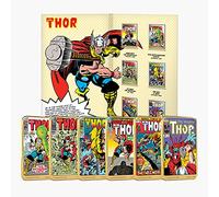 Marvel Comics Colección Completa Thor, 6 Lingotes bañados en Oro 24 Quilates
