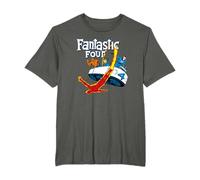 Marvel Comics Fantastic Four Fantasticar Retro Camiseta