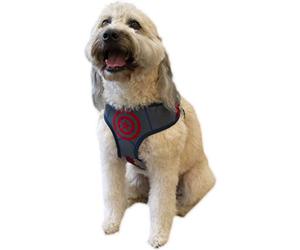 Marvel Comics for Pets - Arnés para Perro del Capitán América, pequeño, el Mejor arnés de Guerra Infinita de Los Vengadores para Todos los Perros pequeños, Producto Oficial de Marvel Comics para