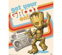 MARVEL COMICS Mini póster de Guardianes de la Galaxia Vol. 2 (Get Your Groot On)