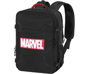Marvel Comics-Mochila de Viaje Mercury Grande 47x23x33cm, Negro, Capacidad 35 L