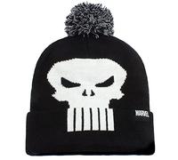 Marvel Comics Punisher - Skull (Beanie Pom) Talla única, Schwarz, Talla única