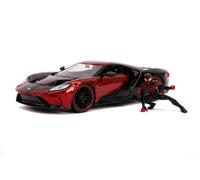 Marvel Comics Spider-Man & Ford Gt Hollywood Rides 1:24 Modelo Jada Toys