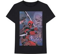 Marvel Comics - T-Shirt # L Unisex Black # Deadpool Composite