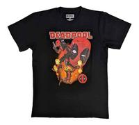 Marvel Comics - T-Shirt # S Unisex Black # Deadpool Collage 2
