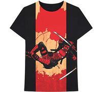 Marvel Comics - T-Shirt # S Unisex Black # Deadpool Samurai