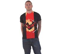 Marvel Comics - T-Shirt # Xl Unisex Black # Deadpool Samurai