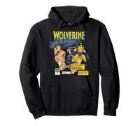 Marvel Comics Wolverine Classic Logan Retro - Camiseta Sudadera con Capucha