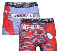 Marvel Conjunto de 2 piezas de calzoncillos tipo bóxer Spider-Man para niños (as8, edad, 6 años, 8 años, regular, juego 1, 6-8 años), Multicolor.