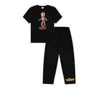 Marvel Conjunto de pijama largo para hombre de Guardianes de la Galaxia Groot, Negro, M